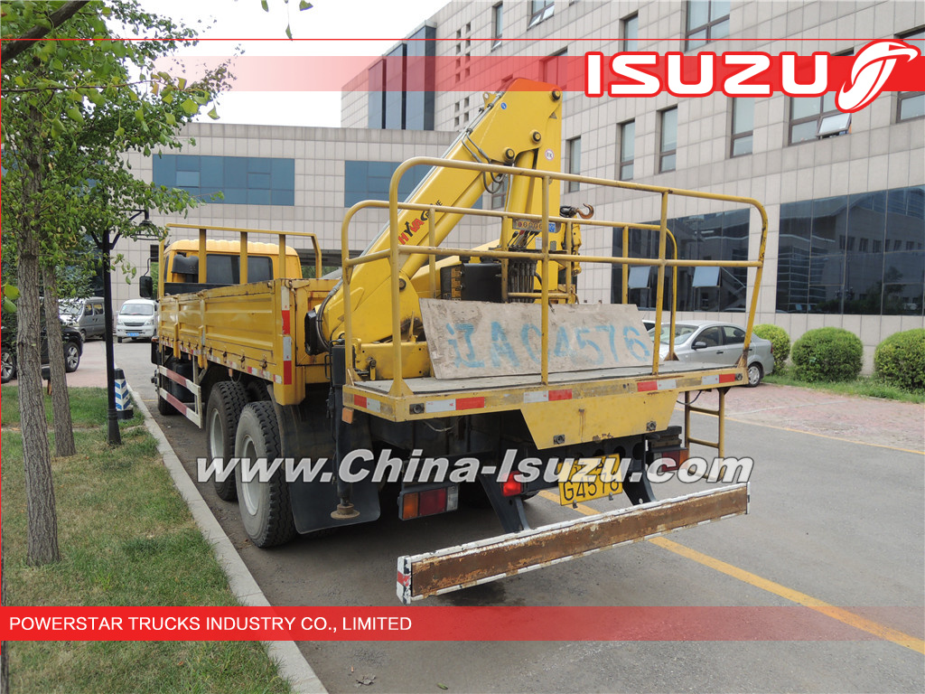 Isuzu Crane trucks with Hydraulic Hyva crane 