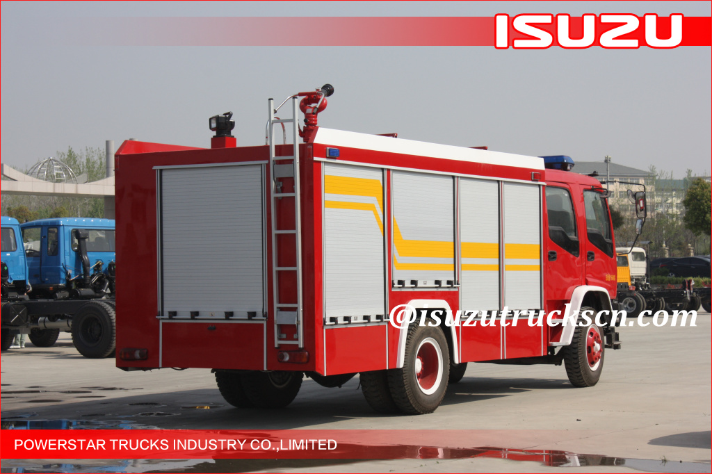 4x2 6000L Water Foam Japanese Isuzu FVR Fire fighting Vehicle for sale