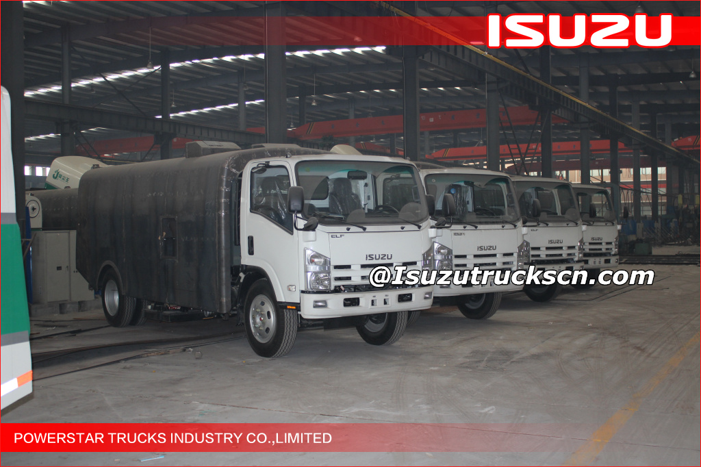 EFL Isuzu jalan bersih truk penyapu vakum penyapu jalan industri Isuzu