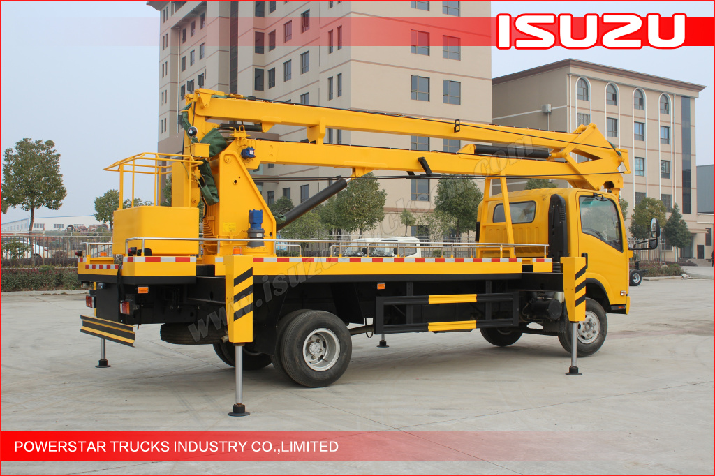 19m ELF Isuzu Aerial work platform truck with working cage