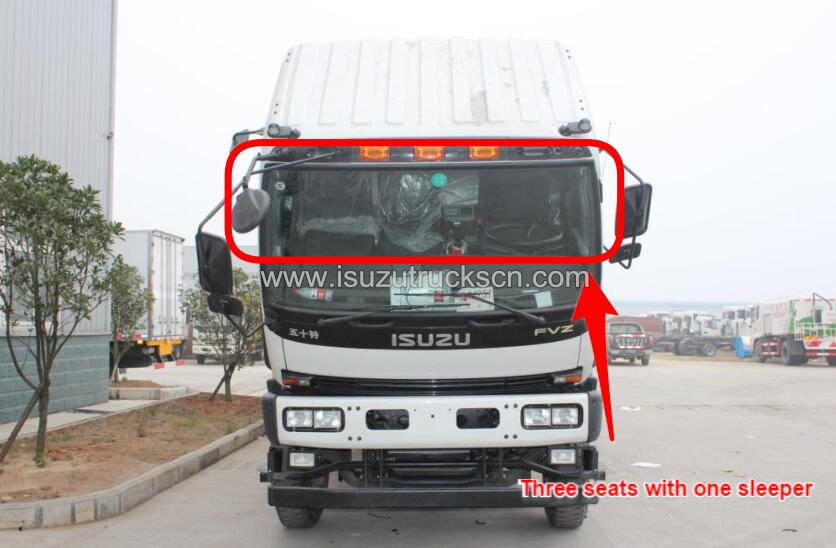 Truk Van Kulkas ISUZU FVZ ke Rwanda.