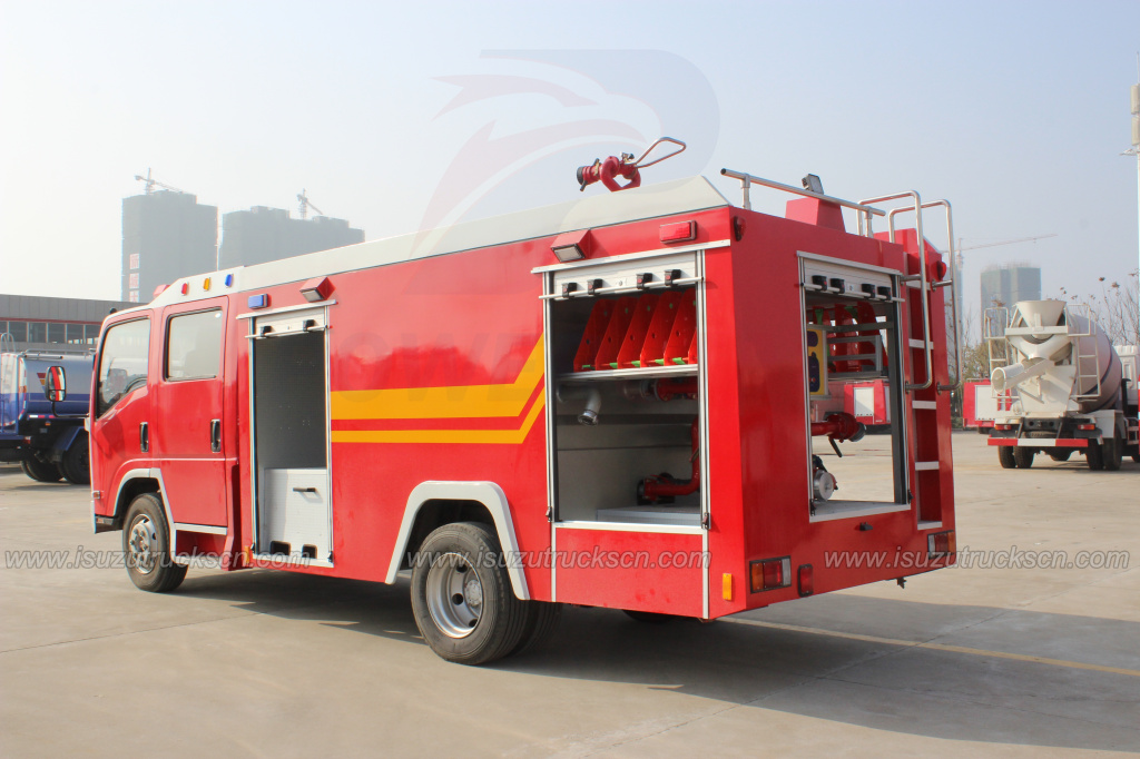 NPR ELF Water Fire Engine Truck to Mongolia