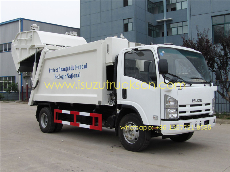 8 cbm Waste compactor truck ISUZU