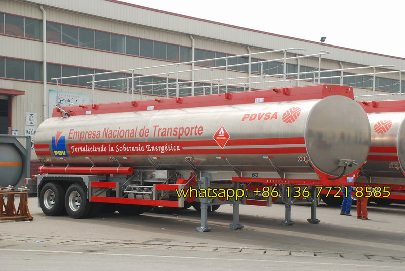 42m3~50m3 Aluminum Alloy Fule tank trailer