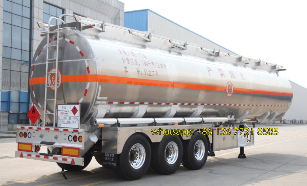 42m3~50m3 Aluminum Alloy Fule tank trailer