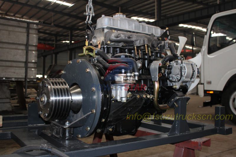 Isuzu tech Auxiliary engine JX493 for road sweeper trucks