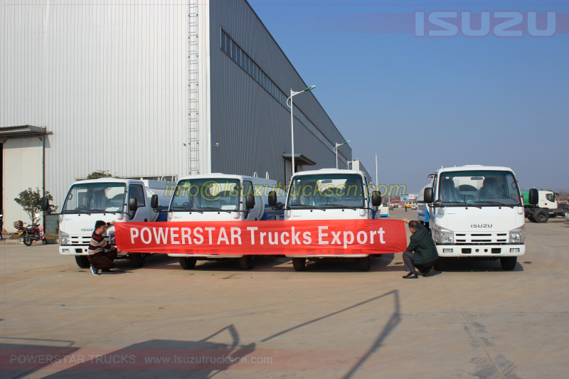 Ke Myanmar 4 unit Truk Tangki Isuzu ELF Water Bowser