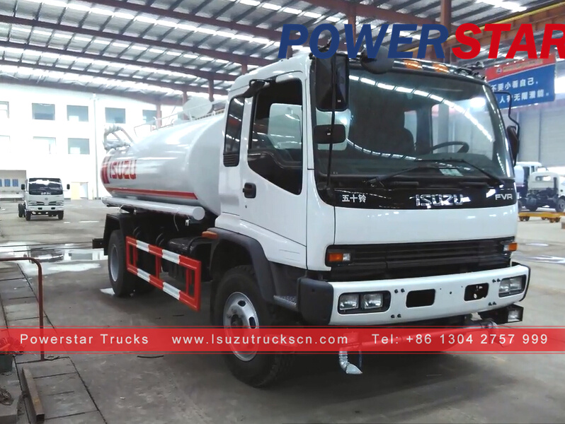 Truk tanker pengangkut air FVR Armenia Isuzu dijual