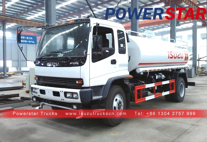 Truk tanker pengangkut air FVR Armenia Isuzu dijual