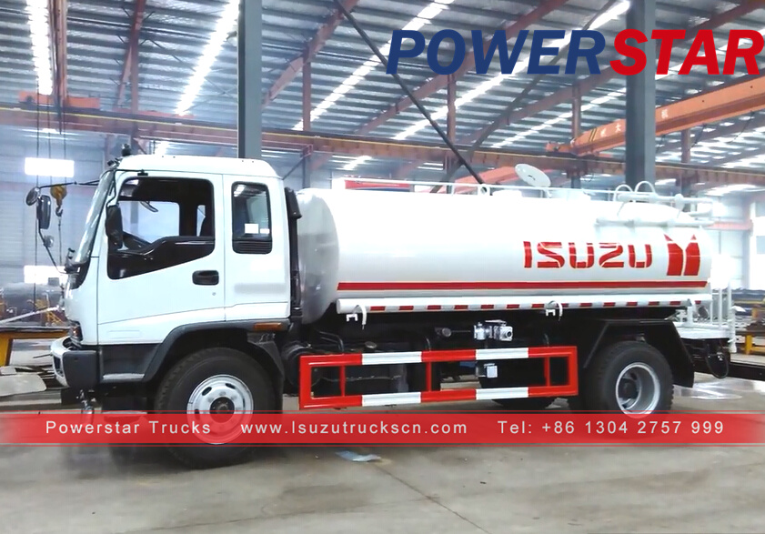 Truk tanker pengangkut air FVR Armenia Isuzu dijual