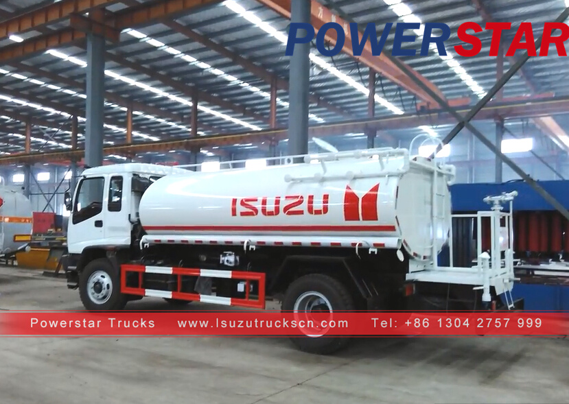 Truk tanker pengangkut air FVR Armenia Isuzu dijual