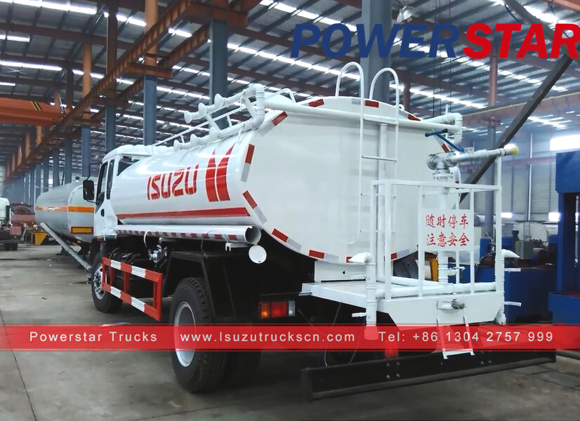 Truk tanker pengangkut air FVR Armenia Isuzu dijual