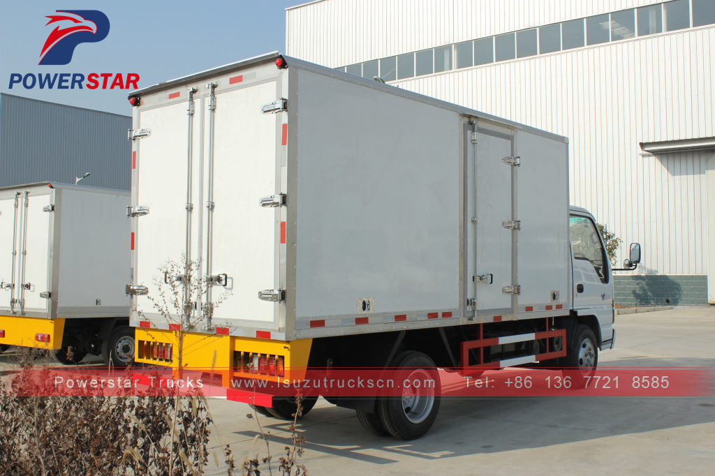 Polinesia Perancis Jepang 5Ton Truk Pendingin ISUZU