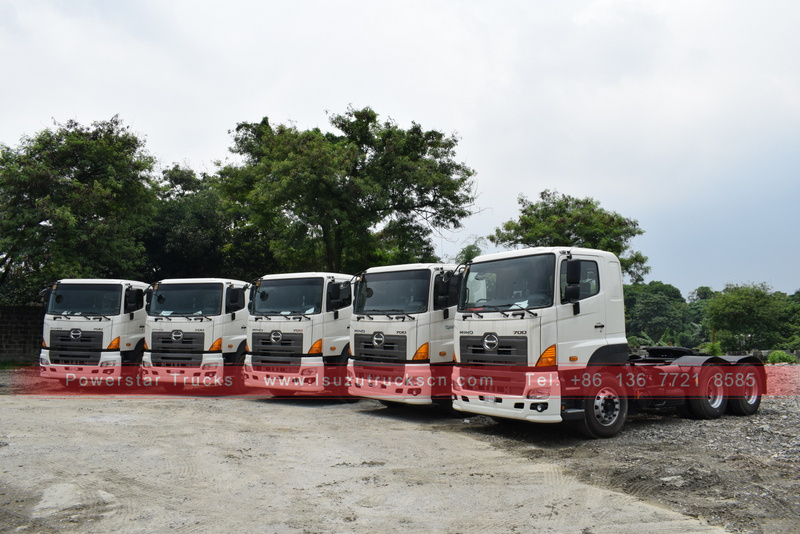 myanmar 6X4 Tractor Head/Prime Mover hino untuk dijual