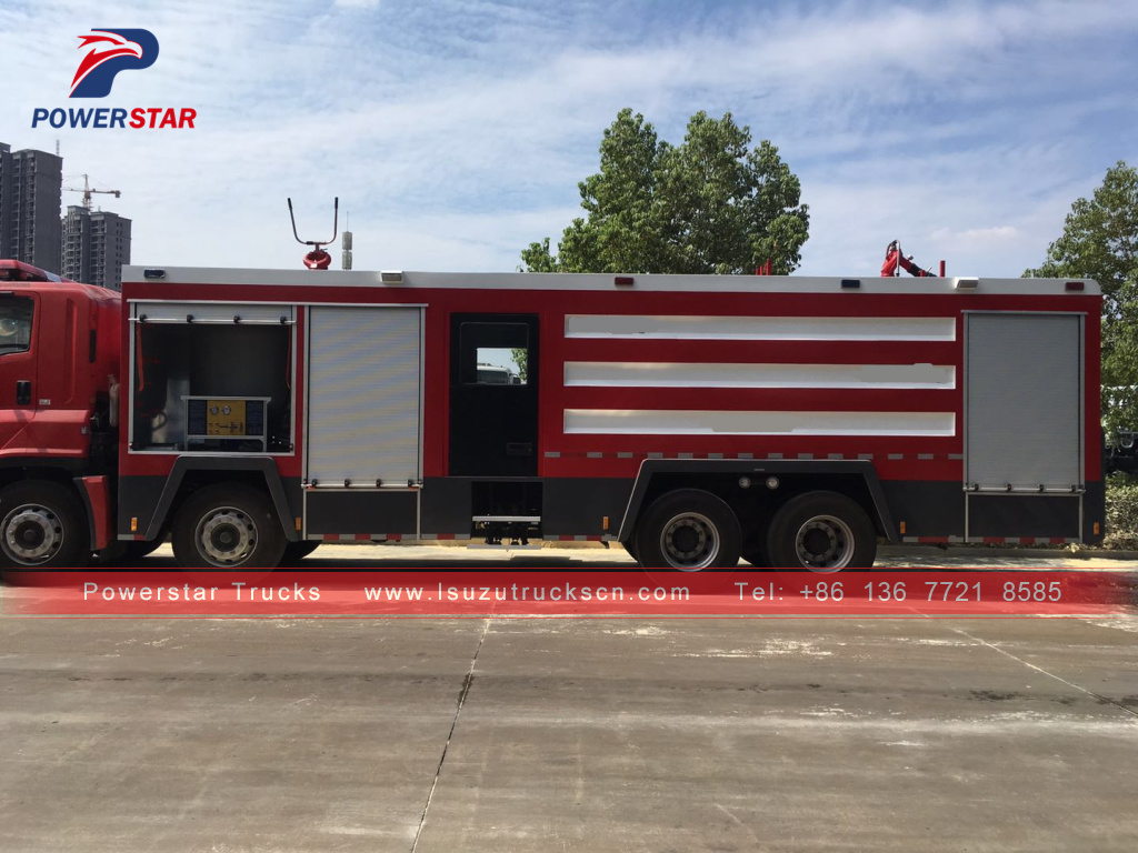 Brand new Customer made ISUZU GIGA Water/foam/dry powder Fire Engine Trucks for sale