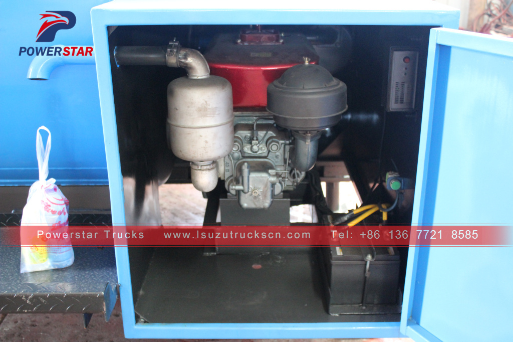 filipina Isuzu Vacuum Sewage struktur truk hisap untuk dijual