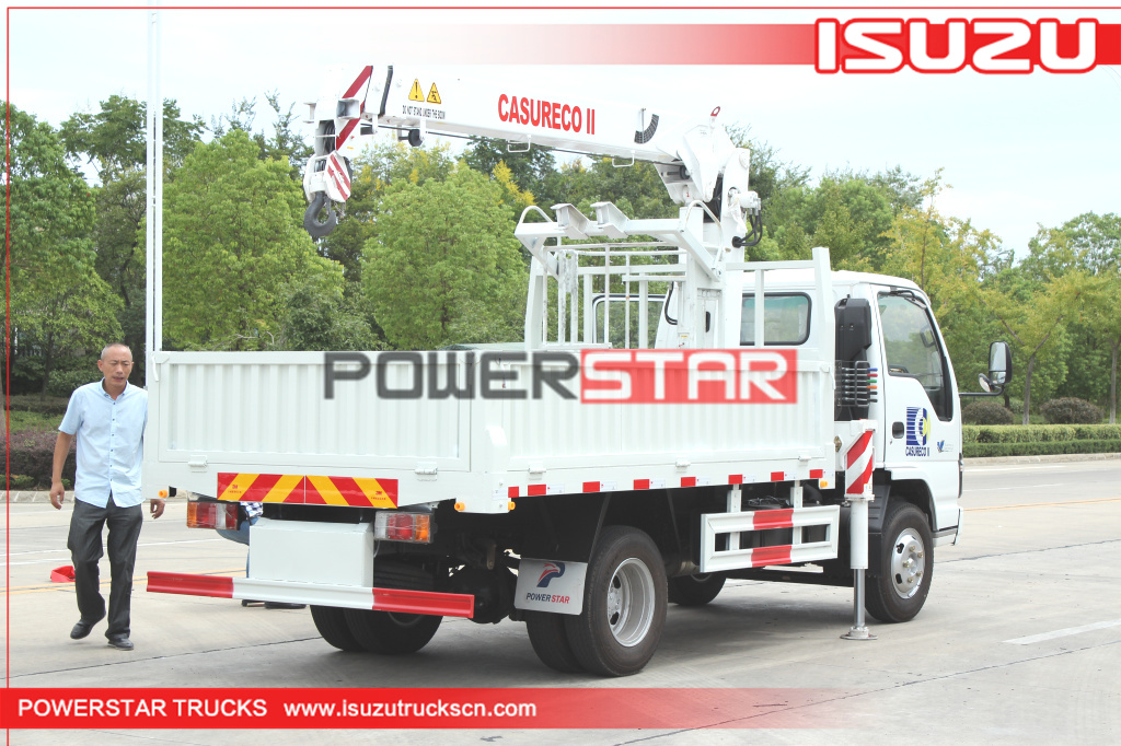 Japan ISUZU Manlifter truck basket crane vehicle for sale