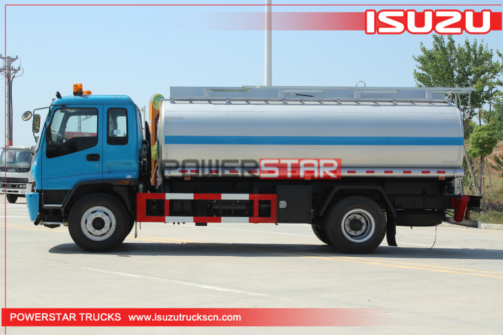 Myanmar ISUZU FTR FVR Truk Tangki Bahan Bakar Pengisian Bahan Bakar Truk Tanker Minyak Dijual