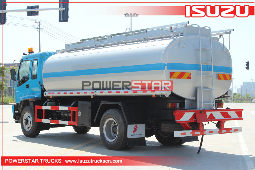 Myanmar ISUZU FTR FVR Truk Tangki Bahan Bakar Pengisian Bahan Bakar Truk Tanker Minyak Dijual