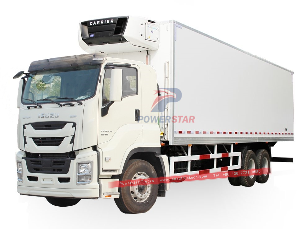 Truk Pendingin ISUZU GIGA Jepang dengan Unit Pendingin Thermo King