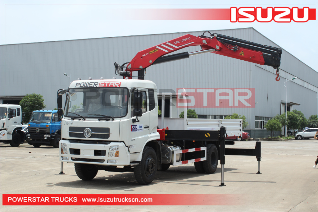 Brand new DongFeng Knuckle Folding Boom Crane Trucks with Palfinger SPK23500 for sale