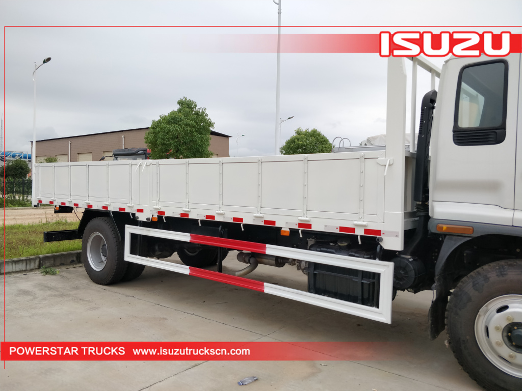 ISUZU FVR FTR sidewall Dropside 6wheeler Cargo Trucks for sale