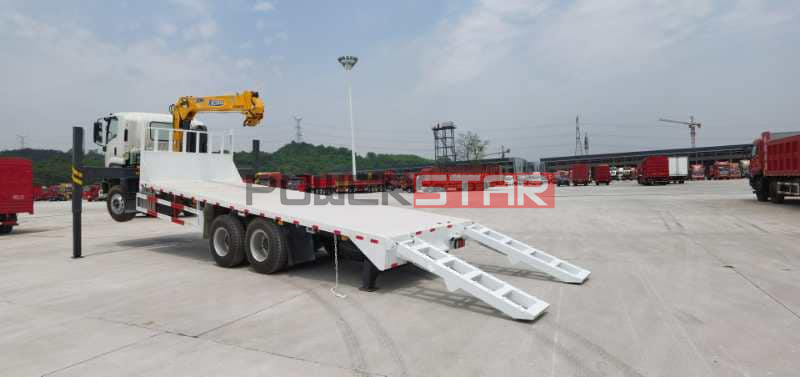 New ISUZU 10Tons 15 20tons Excavator Road Roller Transport Flatbed Platform Truck