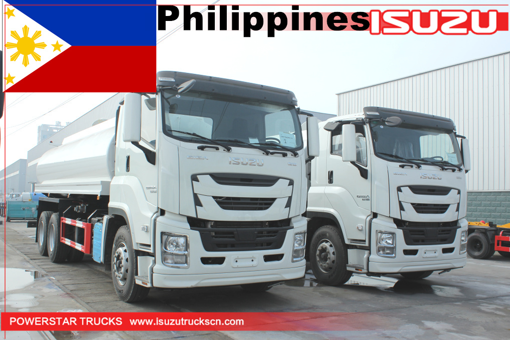 Truk Pengangkut Tanker Air ISUZU GIGA 20.000L 20cbm Filipina