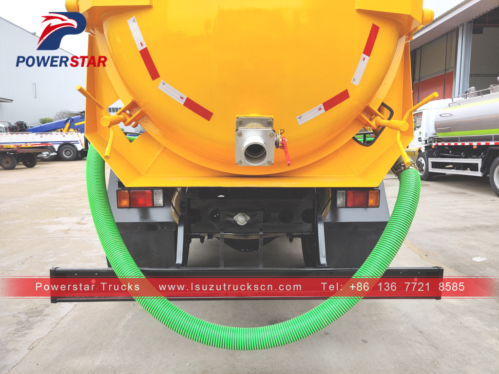 12,000L ISUZU FTR vacuum sewage suction tanker trucks