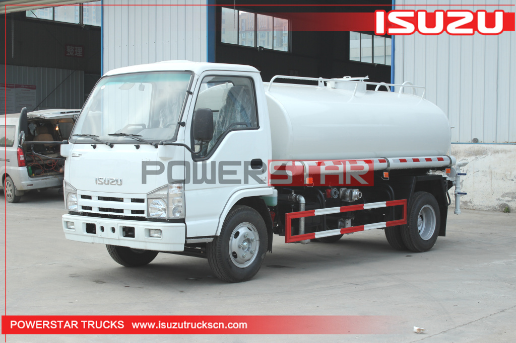 Factory Supply 4x2 ISUZU 3Tons Mobile 3,000L Drinking Water Transport Tanker Trucks