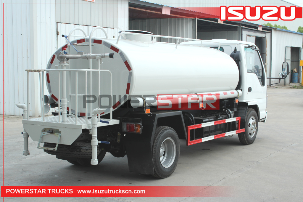 Factory Supply 4x2 ISUZU 3Tons Mobile 3,000L Drinking Water Transport Tanker Trucks