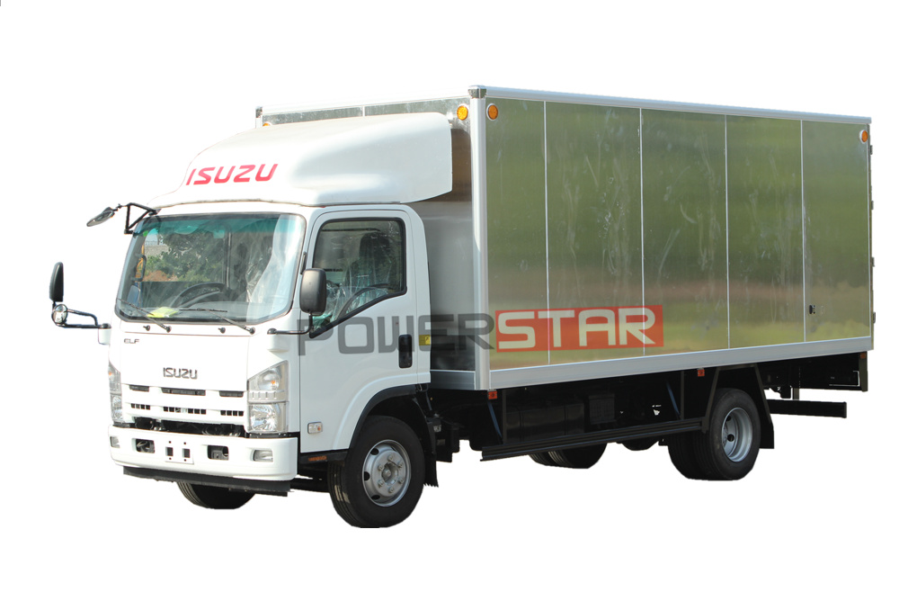 Truk Van Kargo Aluminium ISUZU Dijual