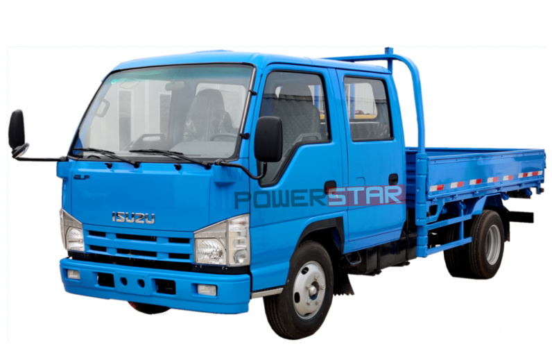 2ton 3ton ISUZU Truk kargo kabin ganda kendaraan Mini Lorry Van