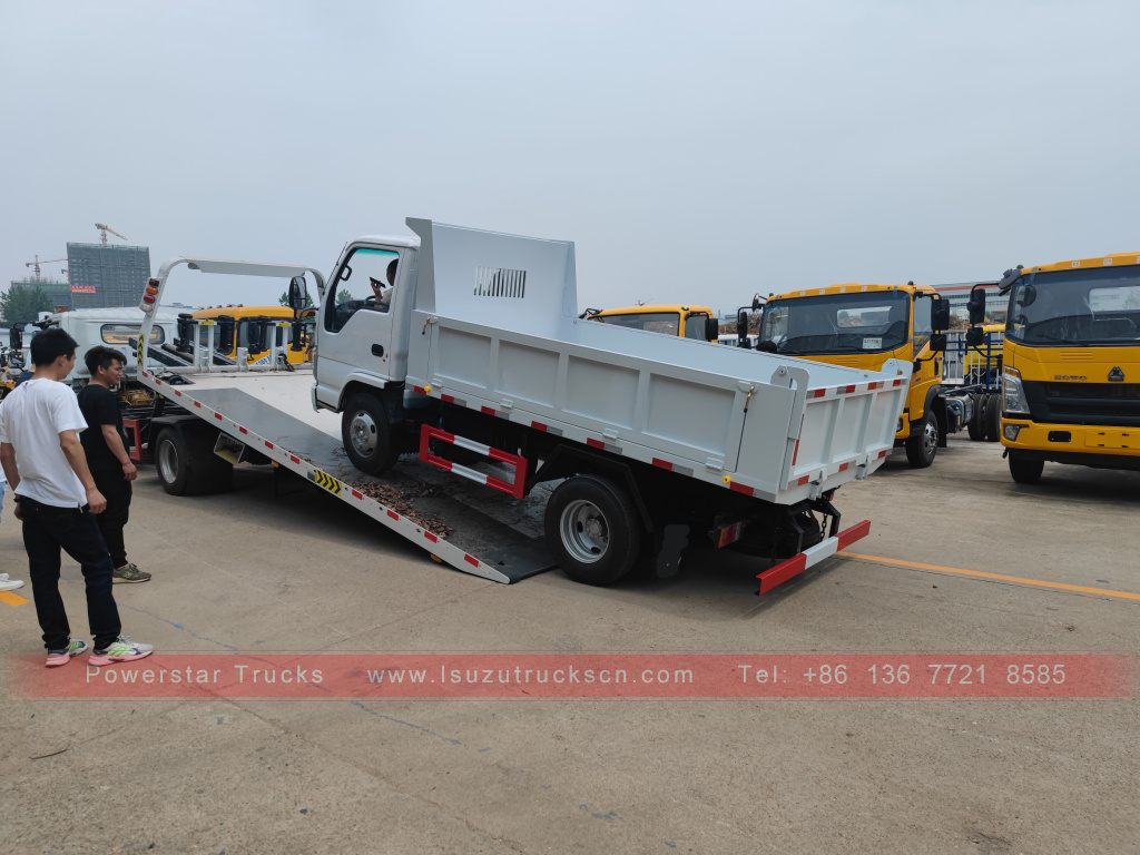 Filipina ISUZU 4X2 6 roda dump truck 2T 3T 5T ​​Tipper Mini Cargo Truck Dijual