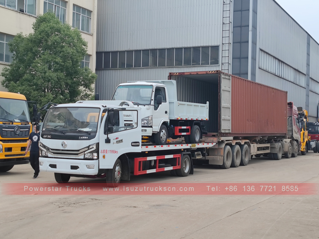 Filipina ISUZU 4X2 6 roda dump truck 2T 3T 5T ​​Tipper Mini Cargo Truck Dijual