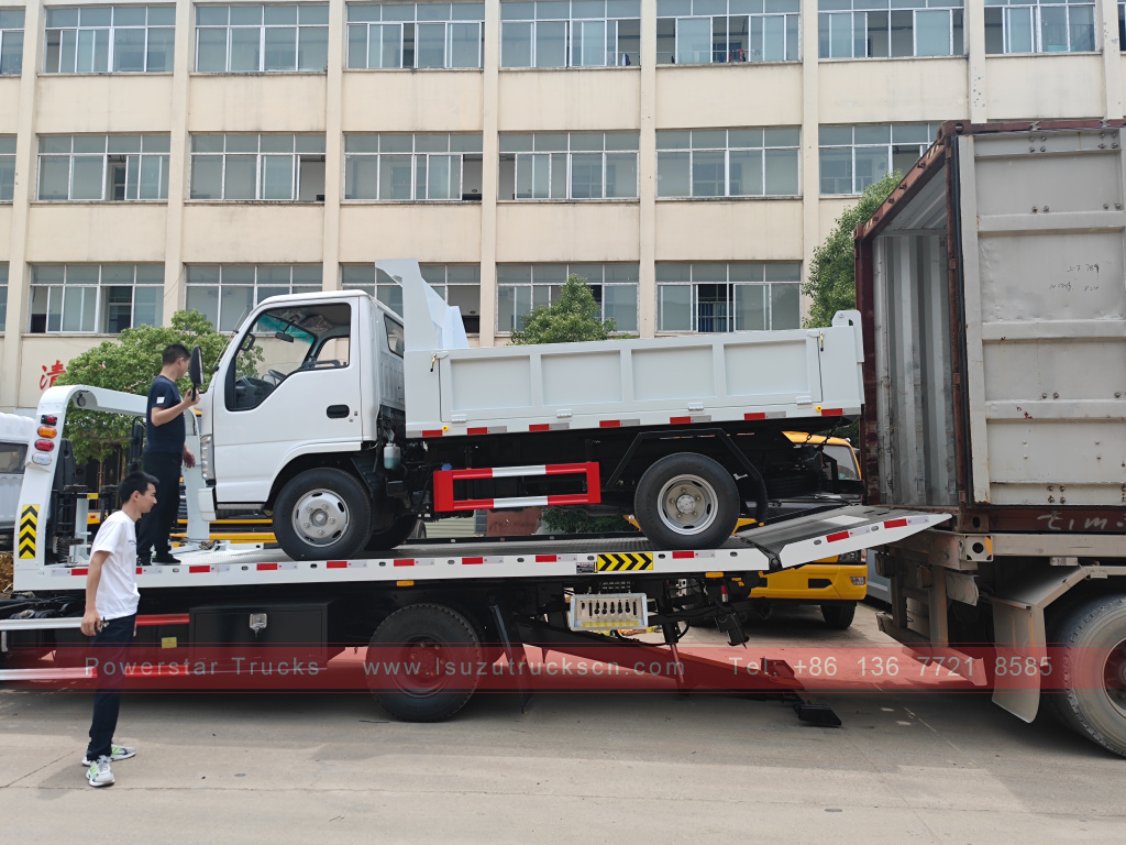 Filipina ISUZU 4X2 6 roda dump truck 2T 3T 5T ​​Tipper Mini Cargo Truck Dijual