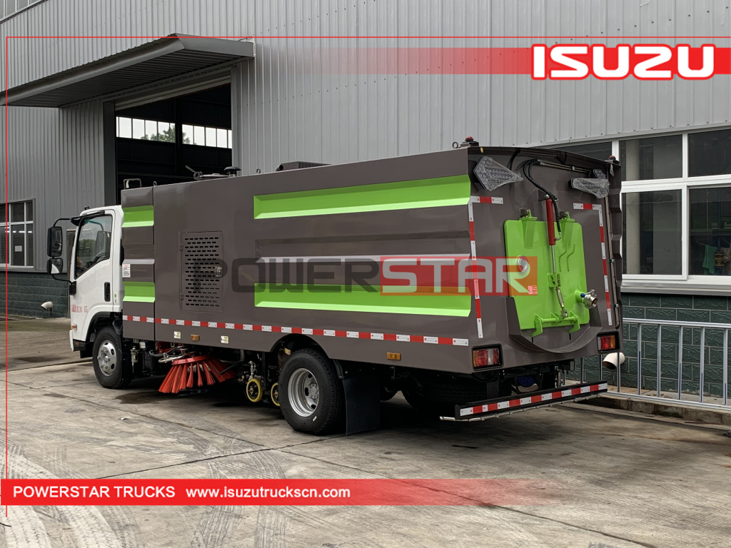 ISUZU ELF KV100 High Pressure Water Washing Road Sweeper Truck