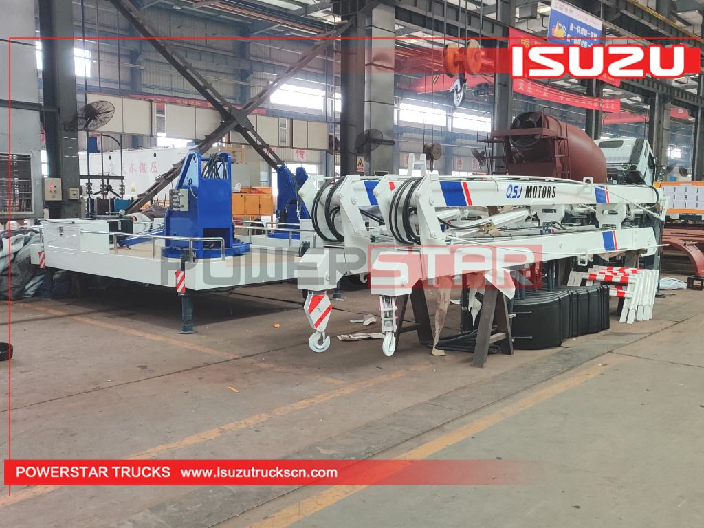 Filipina ISUZU Aerial lift truck platform operasi truk body kit udara untuk dijual