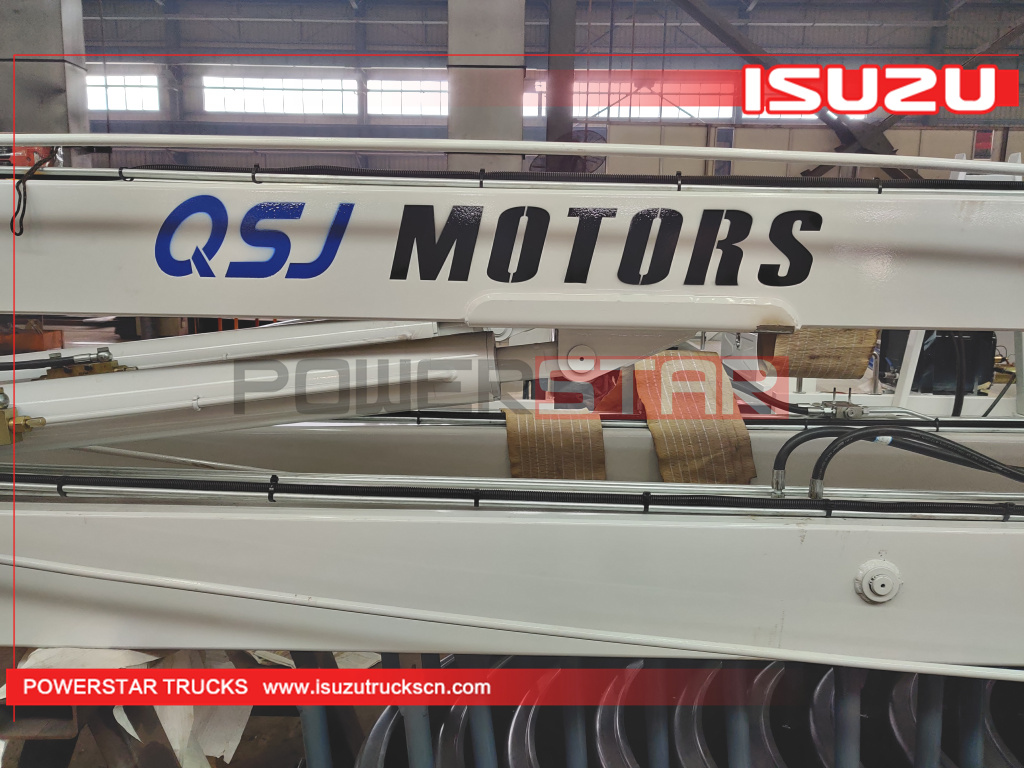 Filipina ISUZU Aerial lift truck platform operasi truk body kit udara untuk dijual