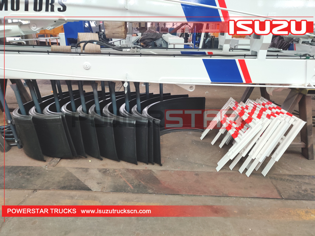 Filipina ISUZU Aerial lift truck platform operasi truk body kit udara untuk dijual