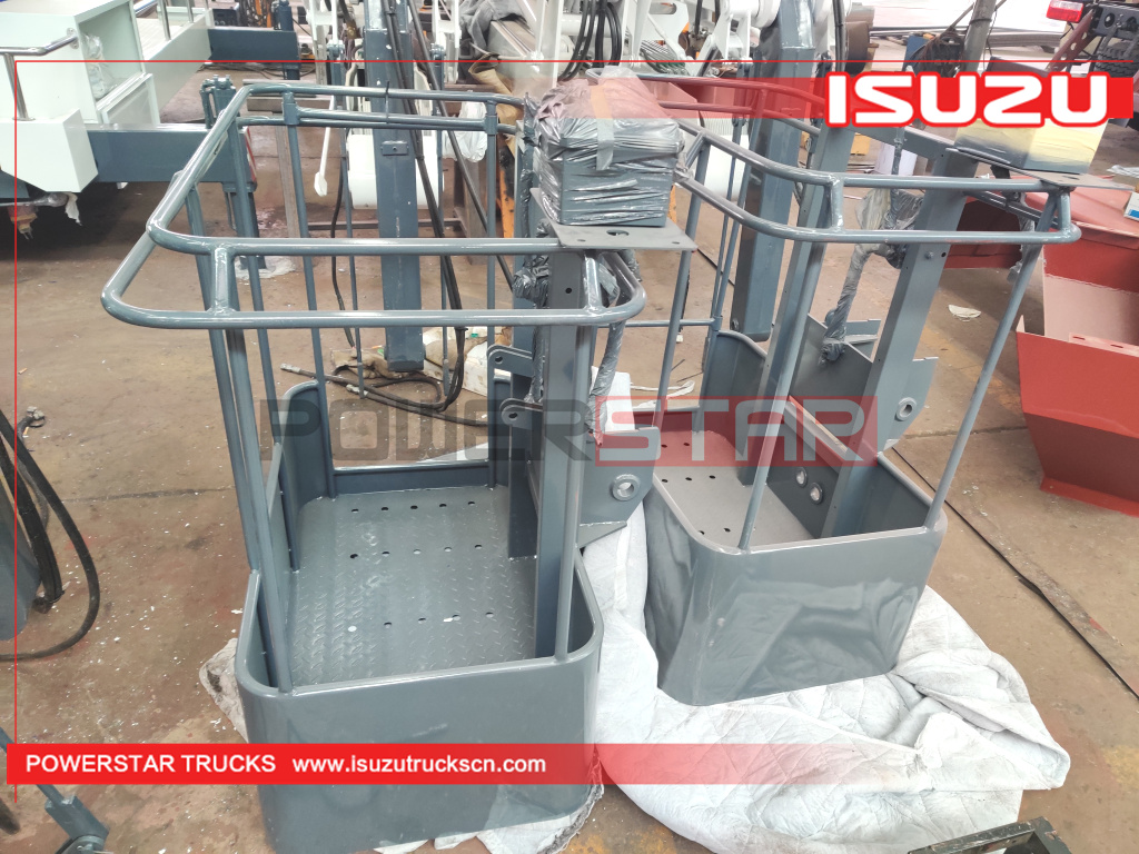 Filipina ISUZU Aerial lift truck platform operasi truk body kit udara untuk dijual