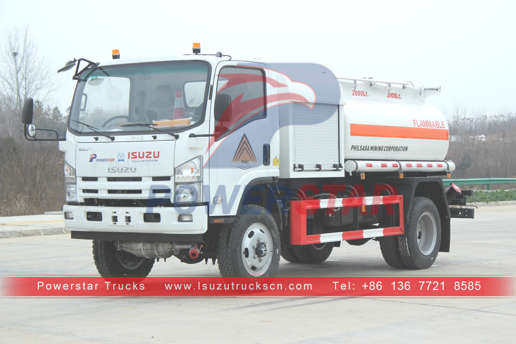 Brand new ISUZU 4X4 ALL WHEEL DRIVE Diesel Oil Transporter Capacity Fuel Tank Tanker Truck 