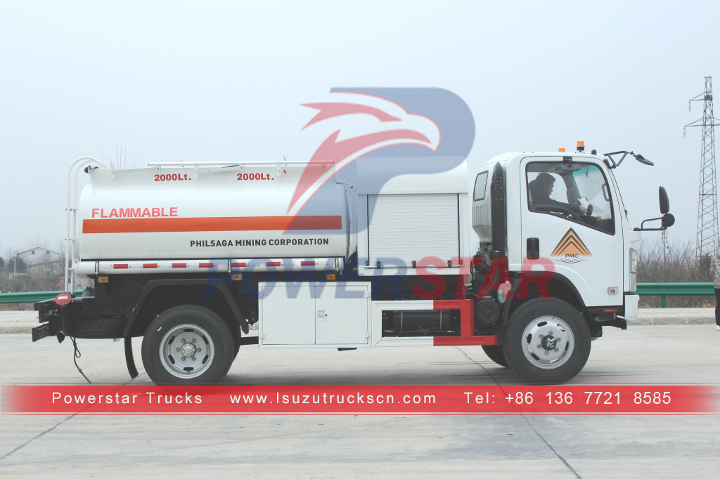 Brand new ISUZU 4X4 ALL WHEEL DRIVE Diesel Oil Transporter Capacity Fuel Tank Tanker Truck 