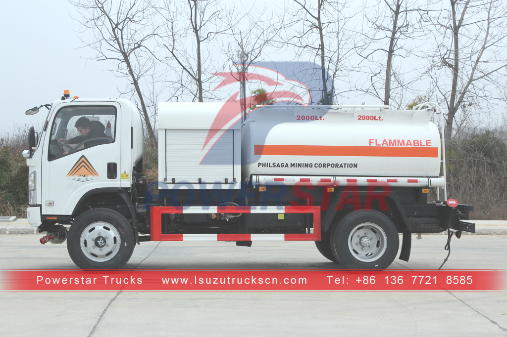 Brand new ISUZU 4X4 ALL WHEEL DRIVE Diesel Oil Transporter Capacity Fuel Tank Tanker Truck 