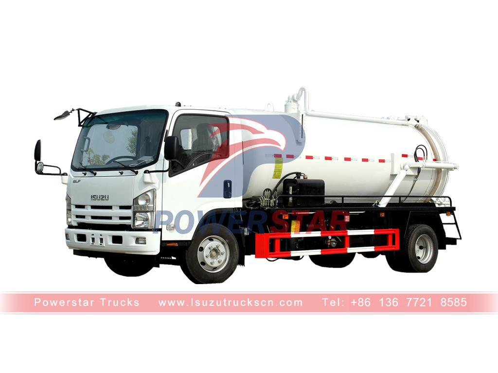 Best quality ISUZU septic vacuum truck on sale