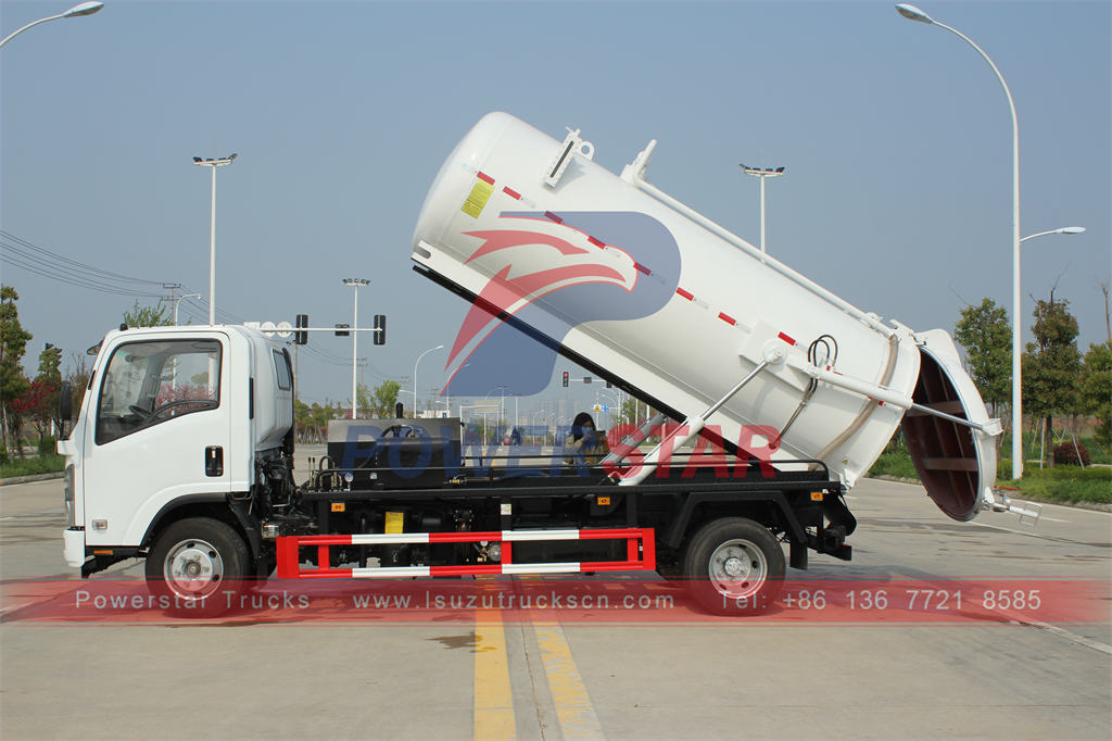 High quality ISUZU NPR septic pump truck for sale