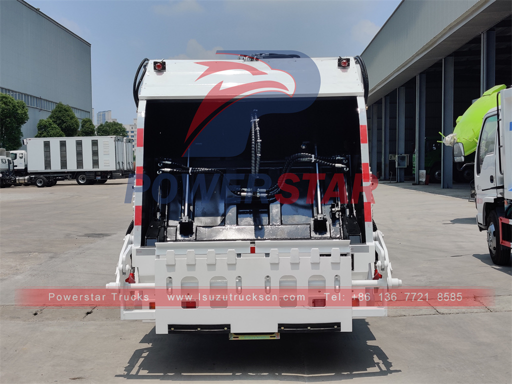 ISUZU NKR 6 cubic meter garbage compactor truck