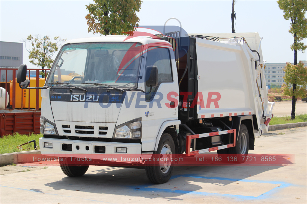 ISUZU NQR 4tons garbage compactor trucks