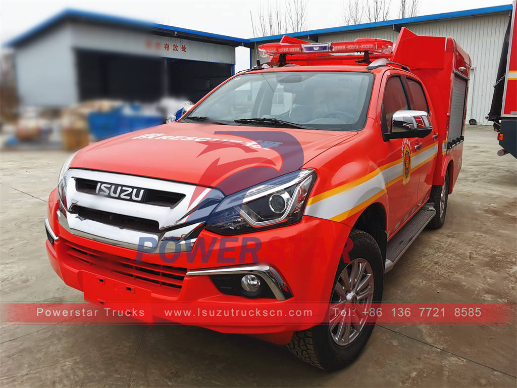 High quality ISUZU pickup water fire engine on sale