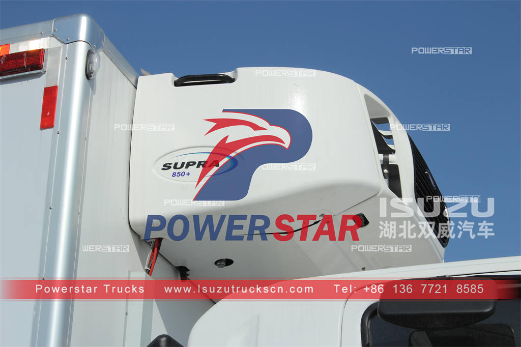 ISUZU GIGA frozen truck with CARRIER refrigeration unit